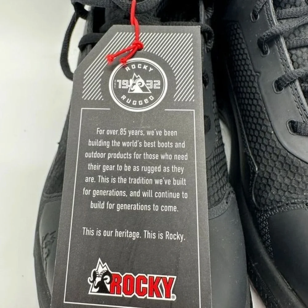 Rocky Boots Mens 7M Code Blue Public Service‎ Duty Work Boots Black F2892-18 NEW